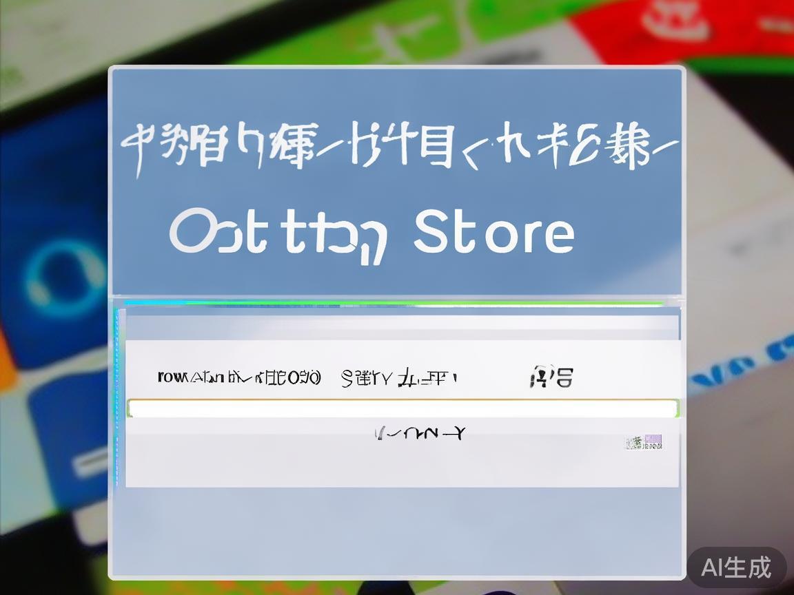 首先，打开手机自带的应用商店（如苹果App&nbsp;Sto